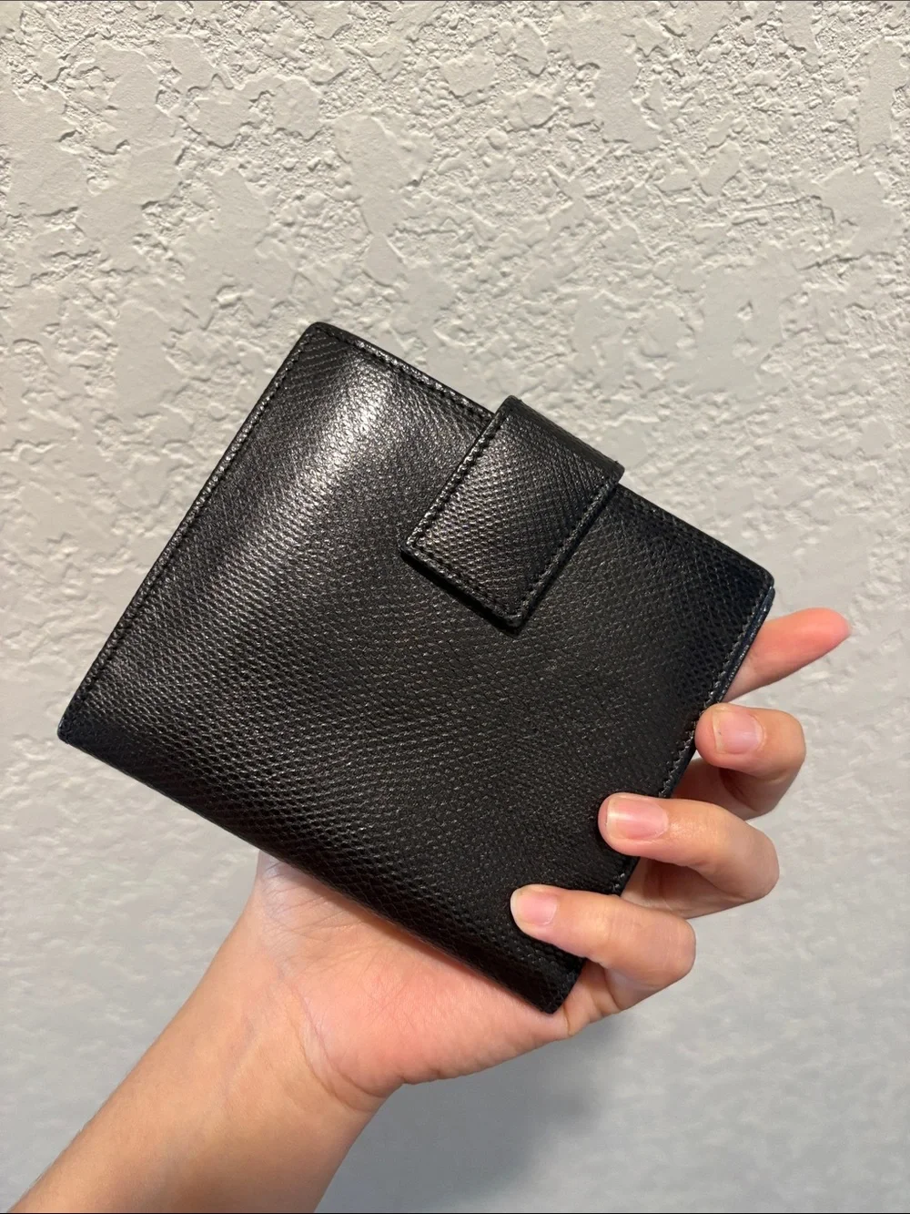 Gucci GG Logo Black Leather Wallet